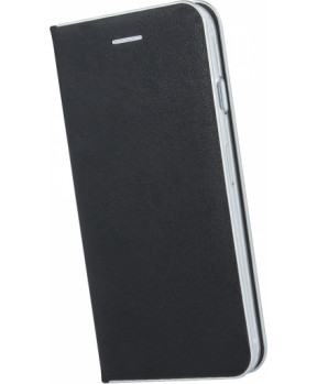 Havana Premium preklopna torbica Samsung Galaxy S10 G973 - črna s srebrnim robom