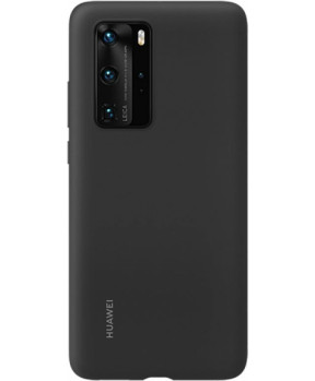 Huawei original silikonski ovitek za Huawei P40 Pro - črn