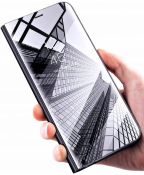 Onasi Clear View za Samsung Galaxy A7 2018 A750 - črna