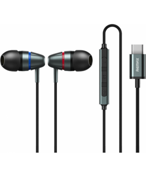 Remax slušalke RM-660a Type C vtič - sive