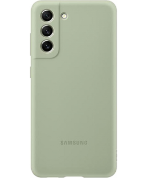 SAMSUNG original silikonski ovitek EF-PG990TME za SAMSUNG Galaxy S21 FE G990 - olivno zelen