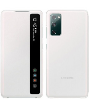 SAMSUNG original torbica Clear View EF-ZG780CWE za SAMSUNG Galaxy S20 FE G780 - bela