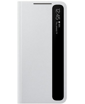SAMSUNG original torbica Clear View EF-ZG996CJE za SAMSUNG Galaxy S21 Plus G996 - siva