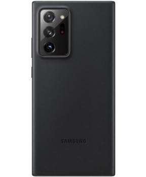 SAMSUNG original usnjen ovitek EF-VN985LBE za SAMSUNG Galaxy Note 20 Ultra N985 - zaščita zadnjega dela - črna