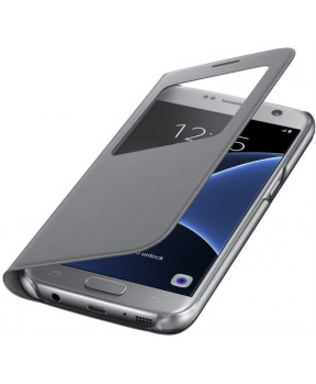 SAMSUNG original S-View EF-CG930PSE preklopna torbica SAMSUNG Galaxy S7 G930 srebrna