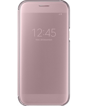 SAMSUNG original torbica Clear View EF-ZA520CPE za SAMSUNG Galaxy A5 2017 A520 roza